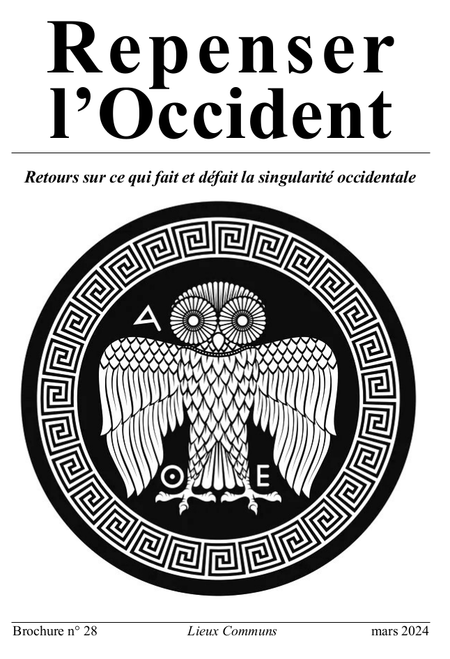 Brochure n°28 Repenser l'Occident